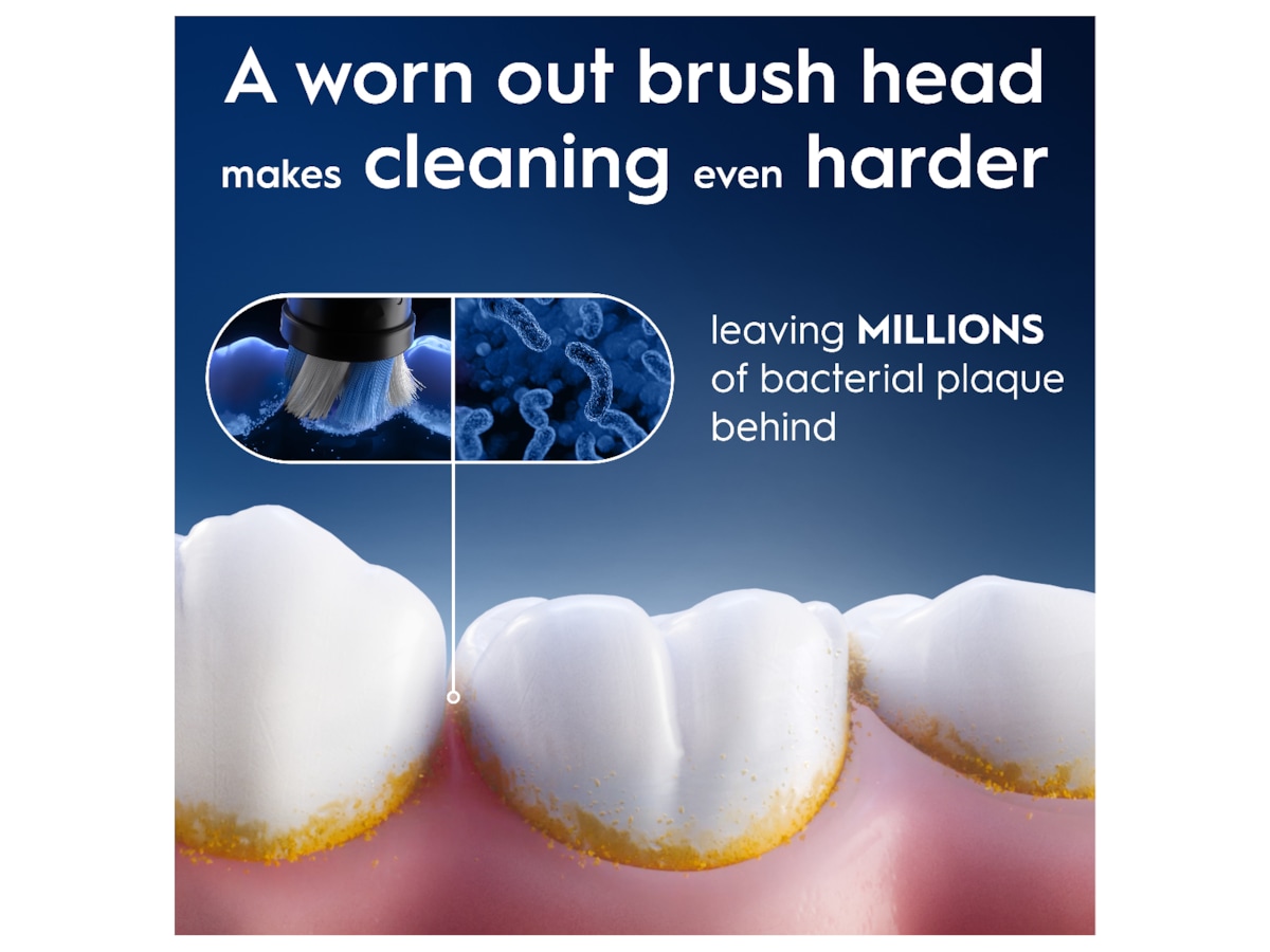 Oral-B iO Ultimate Clean borsthuvuden 3 st (svart) Tandborsthuvud