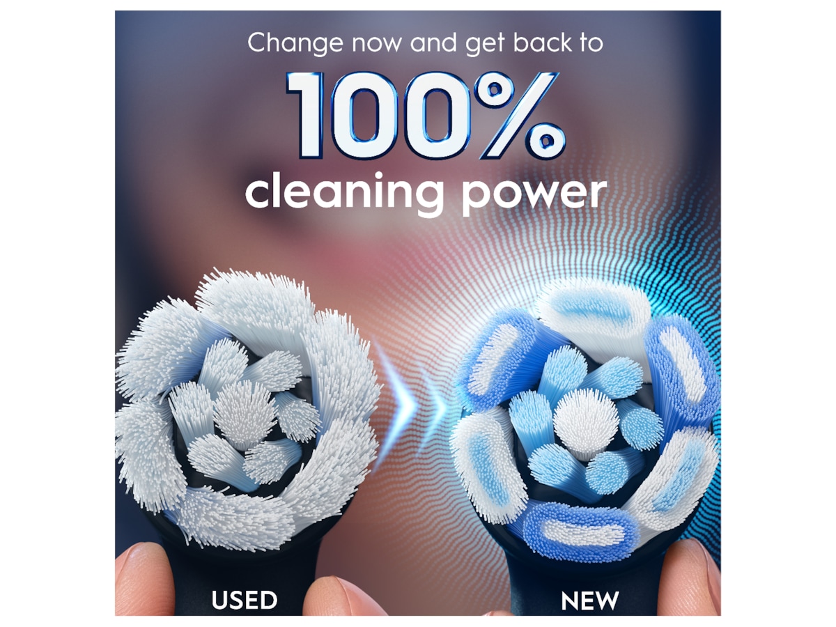 Oral-B iO Ultimate Clean borsthuvuden 3 st (svart) Tandborsthuvud