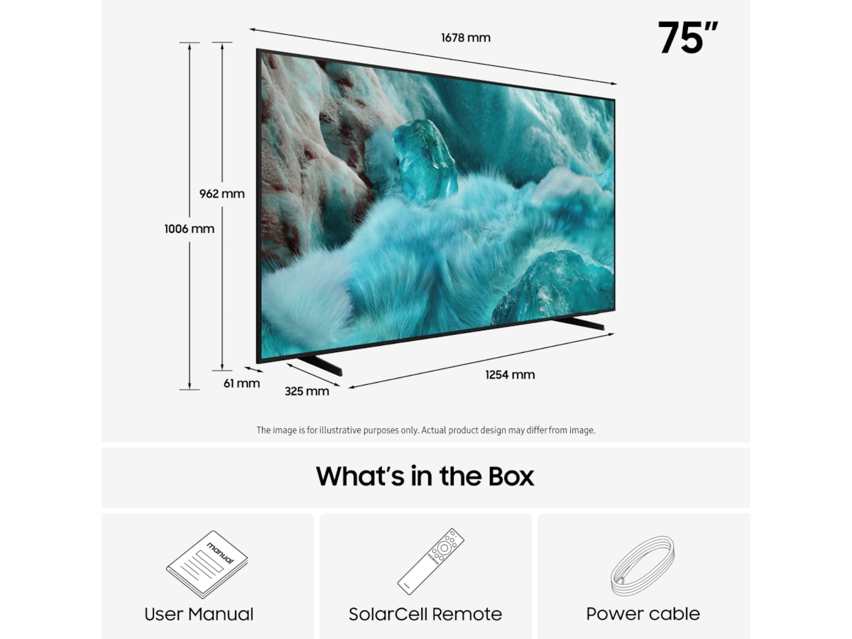 Samsung 75" Q7FA QLED 4K Smart TV (2025) 70 - 79 tums TV