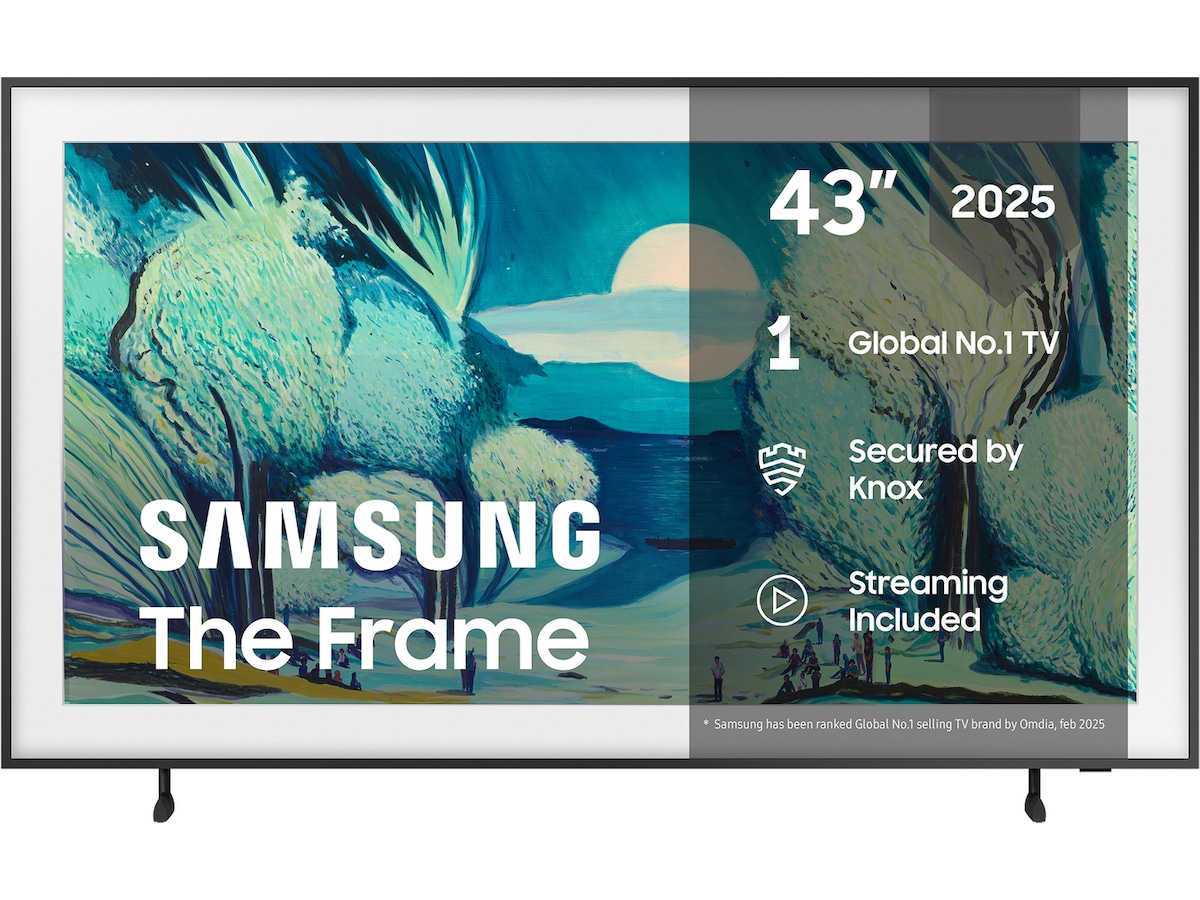 Samsung 43" The Frame LS03FA QLED 4K Smart TV (2025) 20 - 49 tums TV