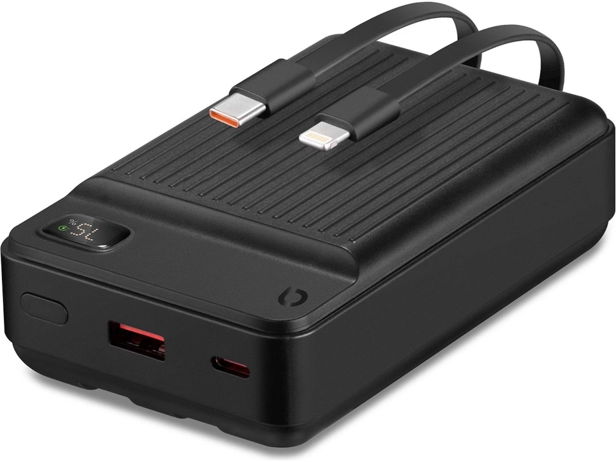 Andersson 20 000 mAh powerbank med integrerade kablar Powerbank