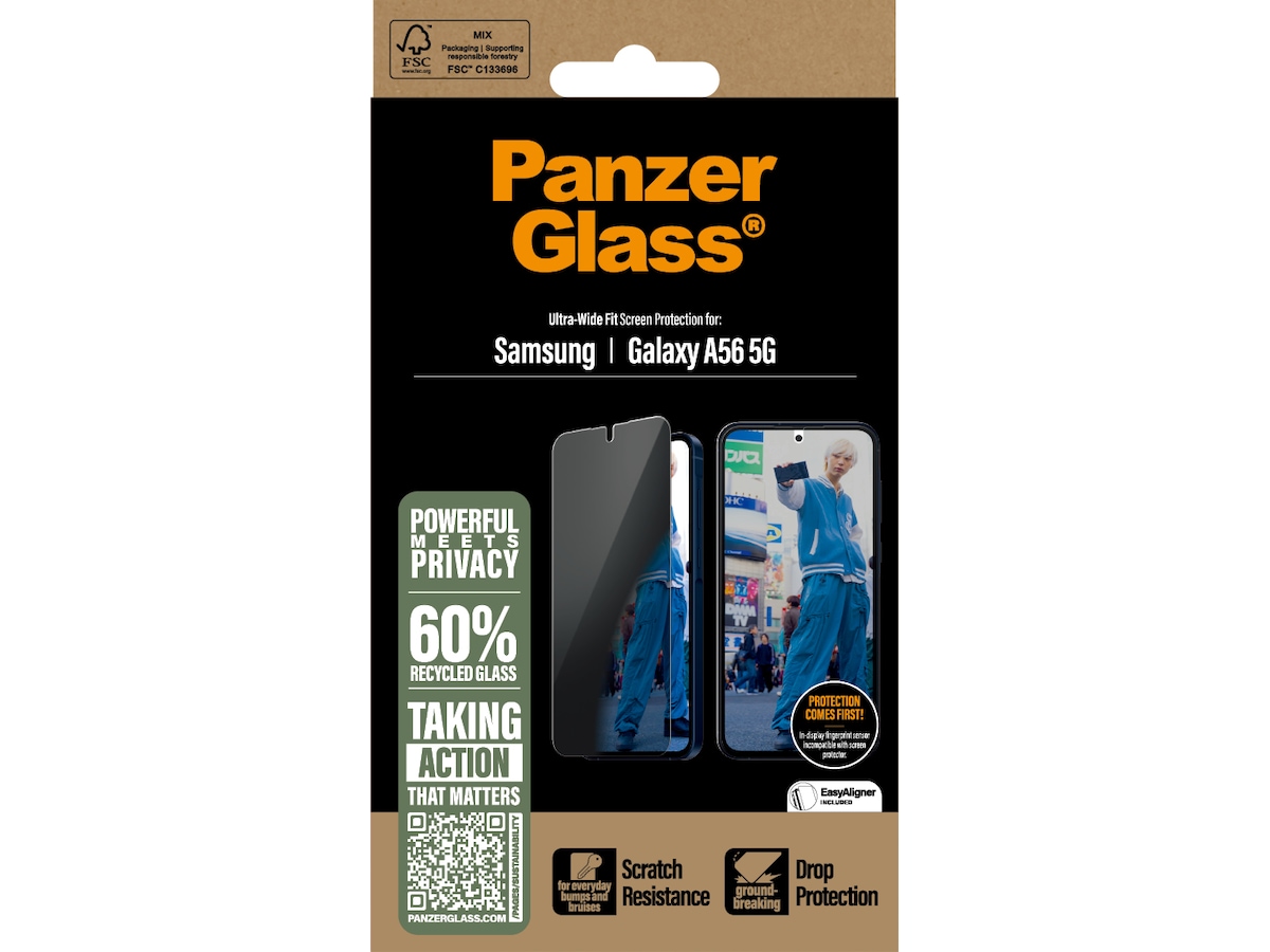 PanzerGlass Galaxy A56 5G Privacy skärmskydd Skärmskydd mobiltelefon