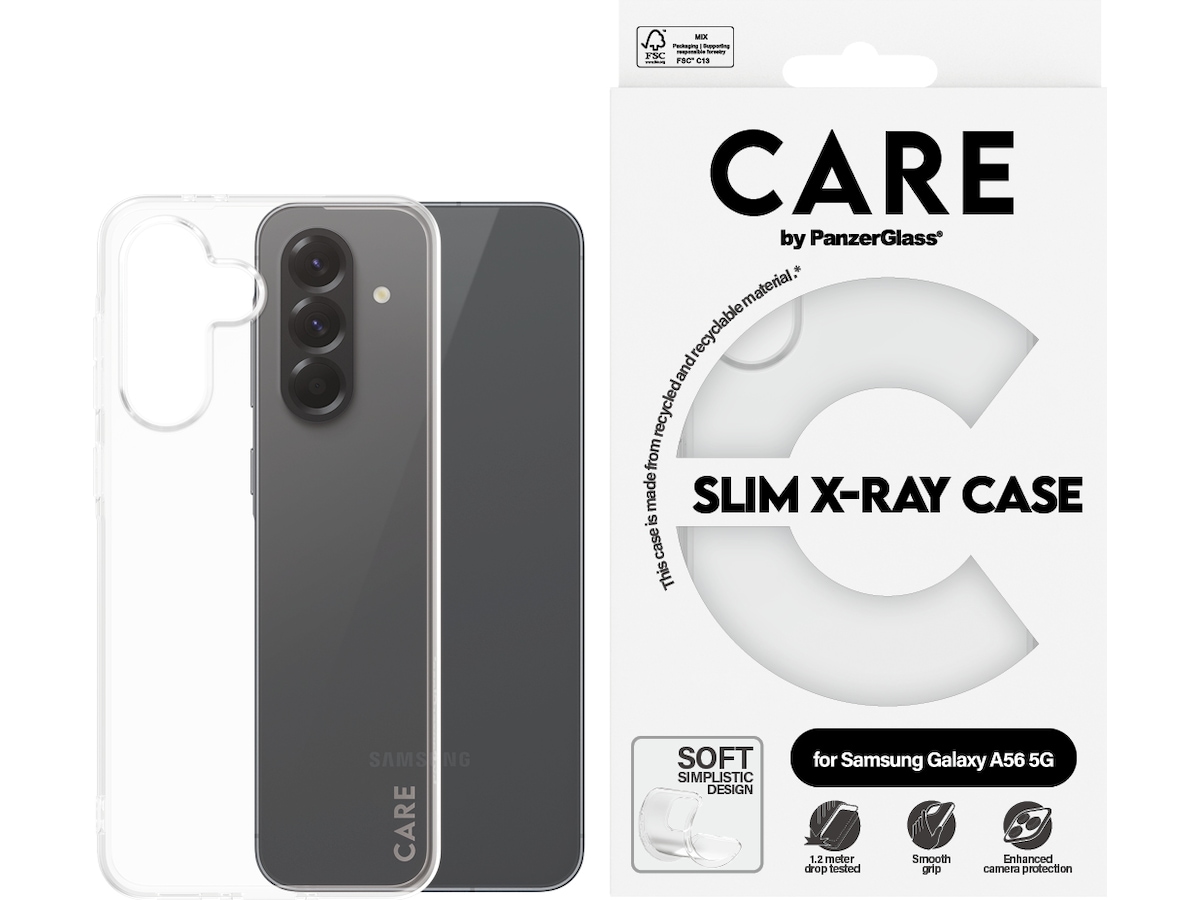 PanzerGlass CARE Galaxy A56 5G Fashion silikonskal (transparent) Mobilskal