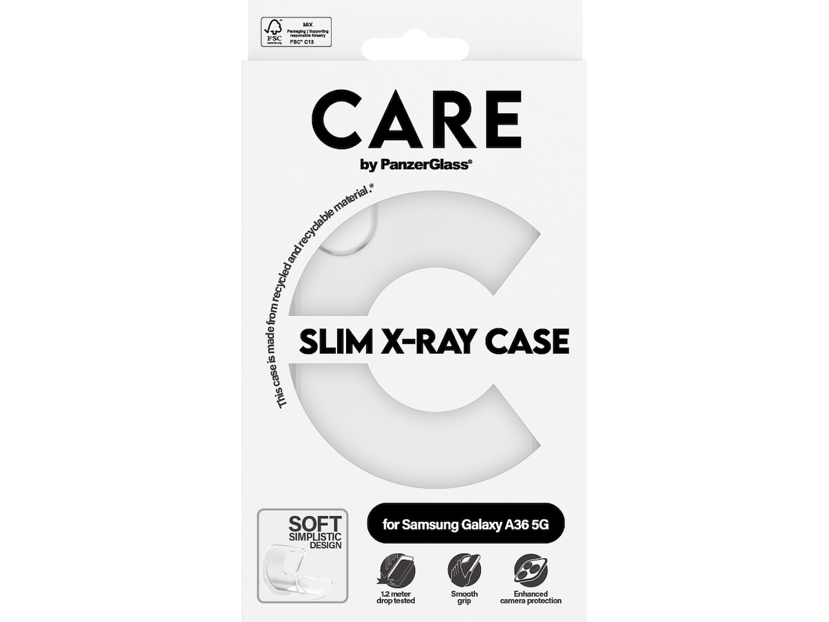 PanzerGlass CARE Galaxy A36 5G Fashion silikonskal (transparent) Mobilskal