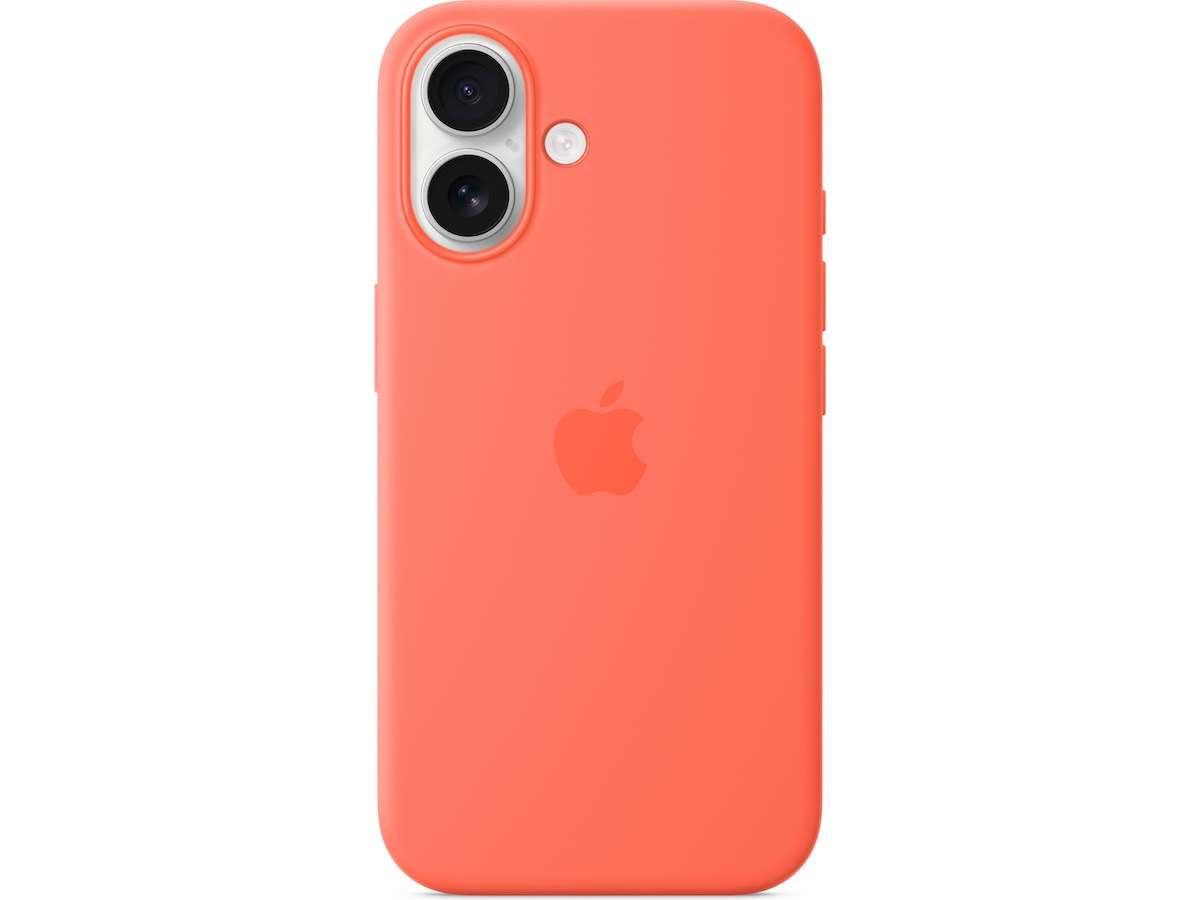 Apple iPhone 16 Silikonskal (mandarin) Mobilskal