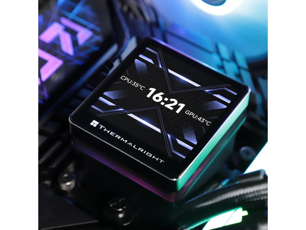 Thermalright Grand Vision 360 Argb CPU Kylare (svart) CPU - Vattenkylning