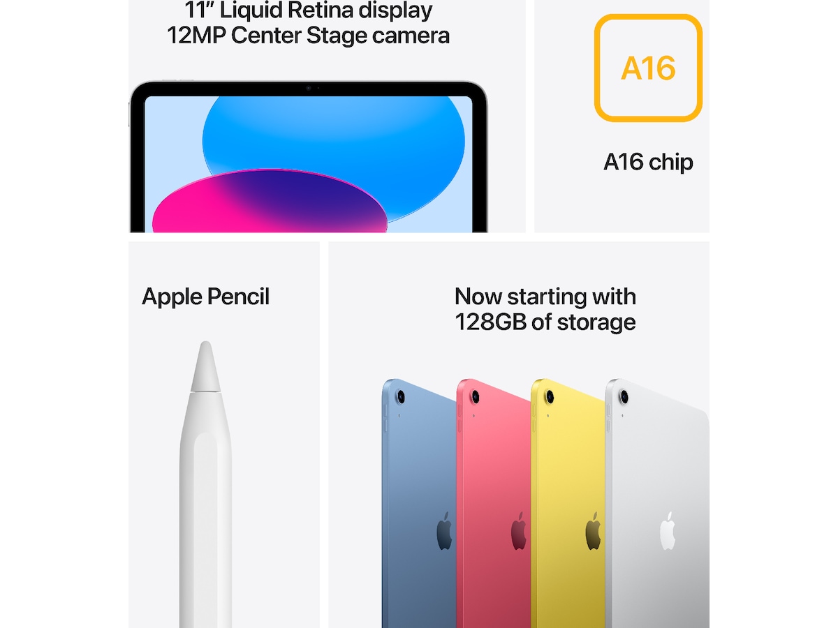 iPad 11" (2025) 128GB 5G (gul) Surfplattor