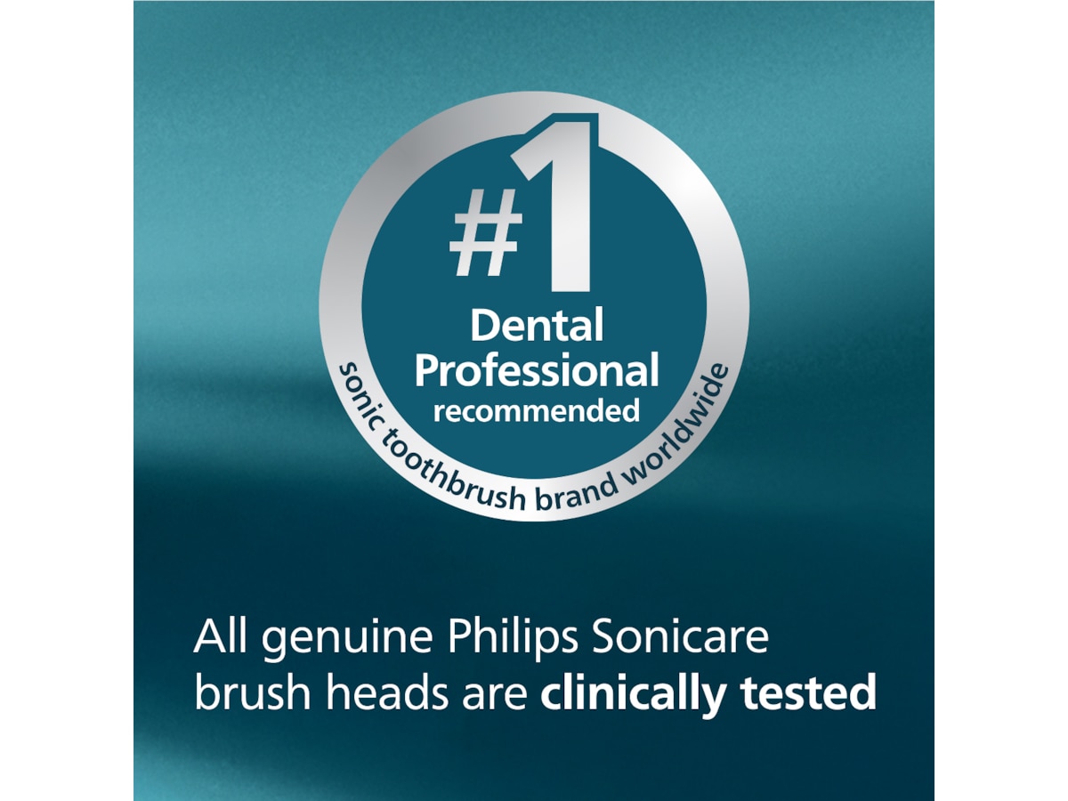 Philips Sonicare W2 Optimal White borsthuvuden (4 pack, svart) Tandborsthuvud