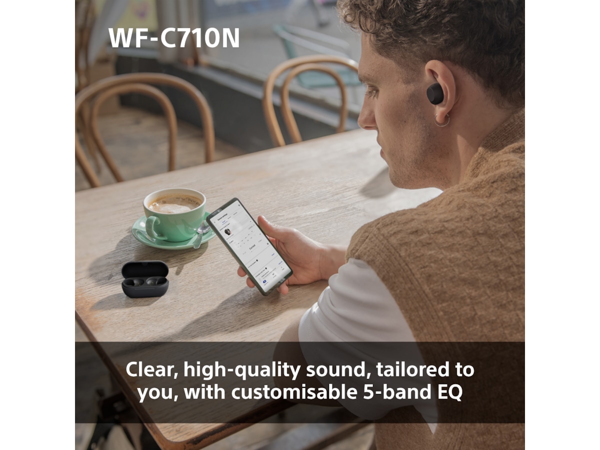 Sony WF-C710N  trådlösa hörlurar, In-ear med mikrofon (vit) In-ear hörlurar