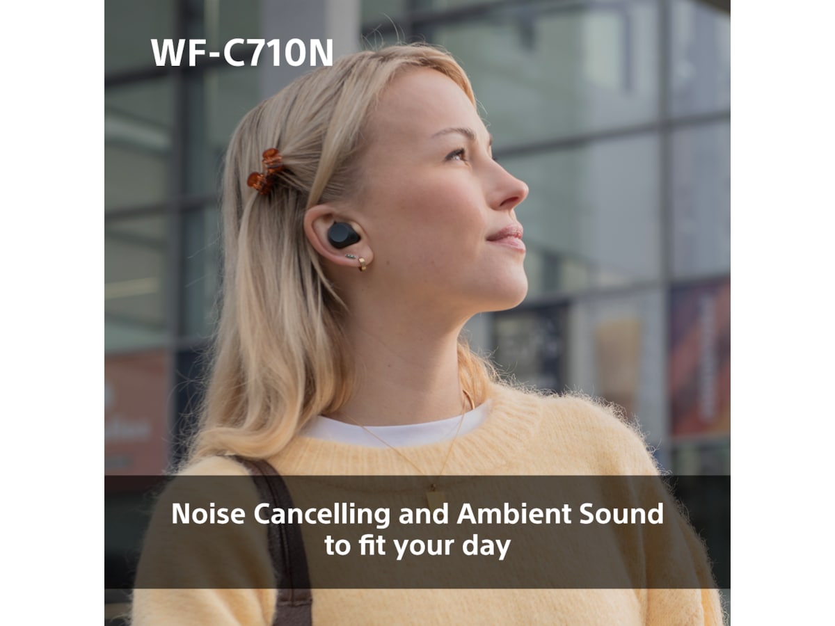 Sony WF-C710N  trådlösa hörlurar, In-ear med mikrofon (svart) In-ear hörlurar