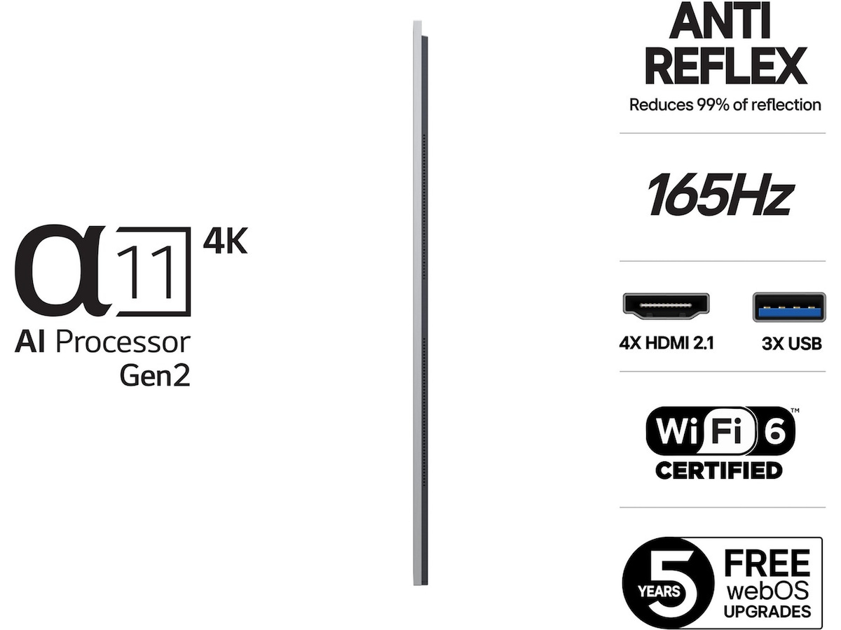 LG 55" G5 AI 4K OLED Smart TV (2025) 50 - 59 tums TV