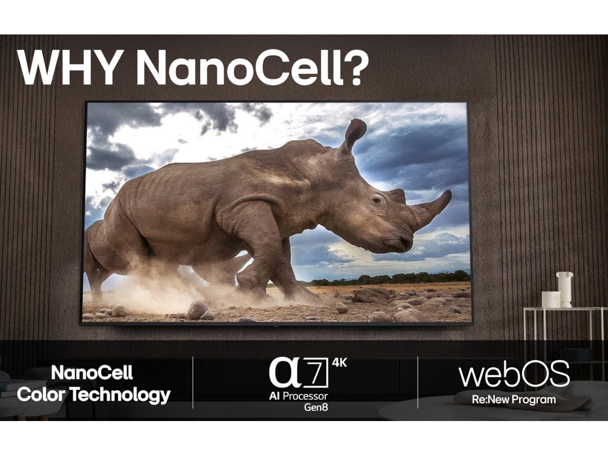 LG 50" NANO80 AI 4K NanoCell Smart TV (2025) 50 - 59 tums TV
