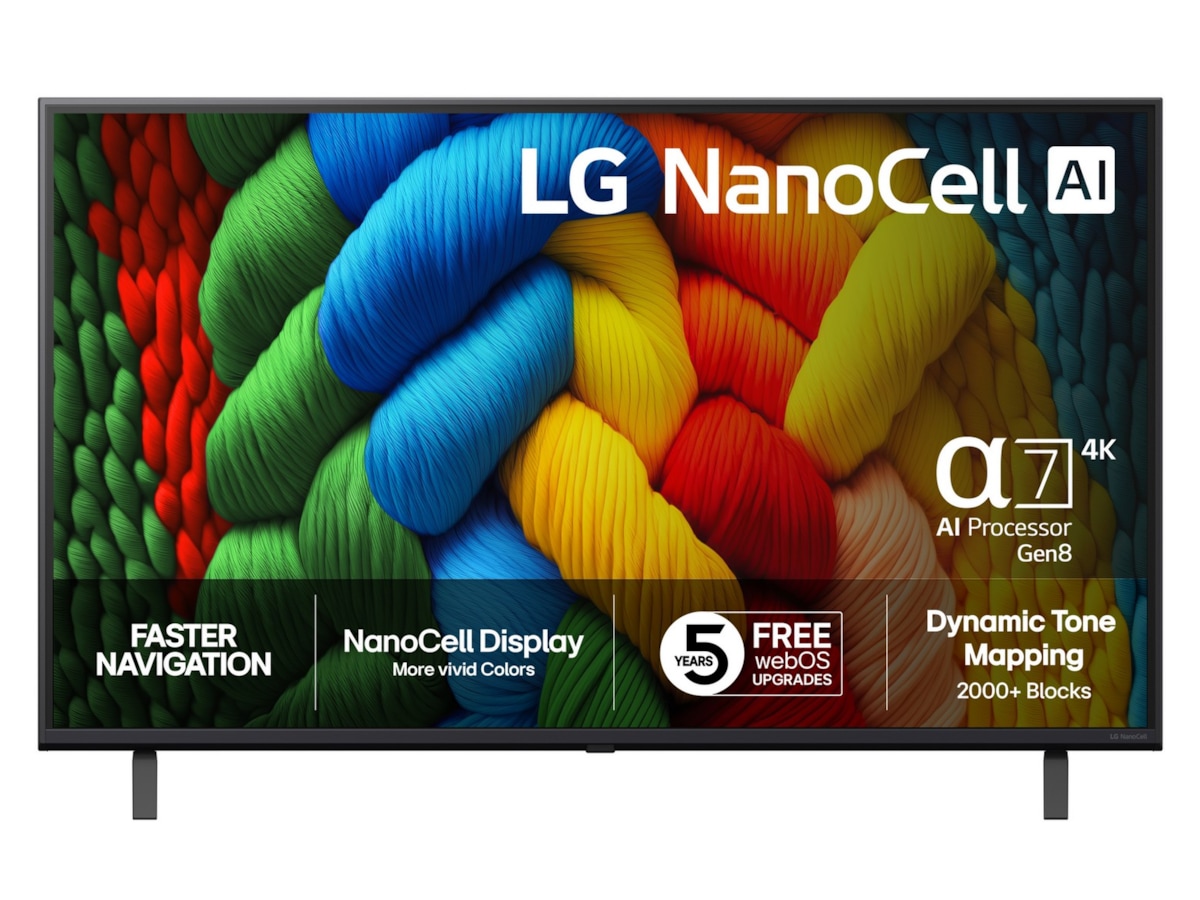 LG 43" NANO80 AI 4K NanoCell Smart TV (2025) 20 - 49 tums TV