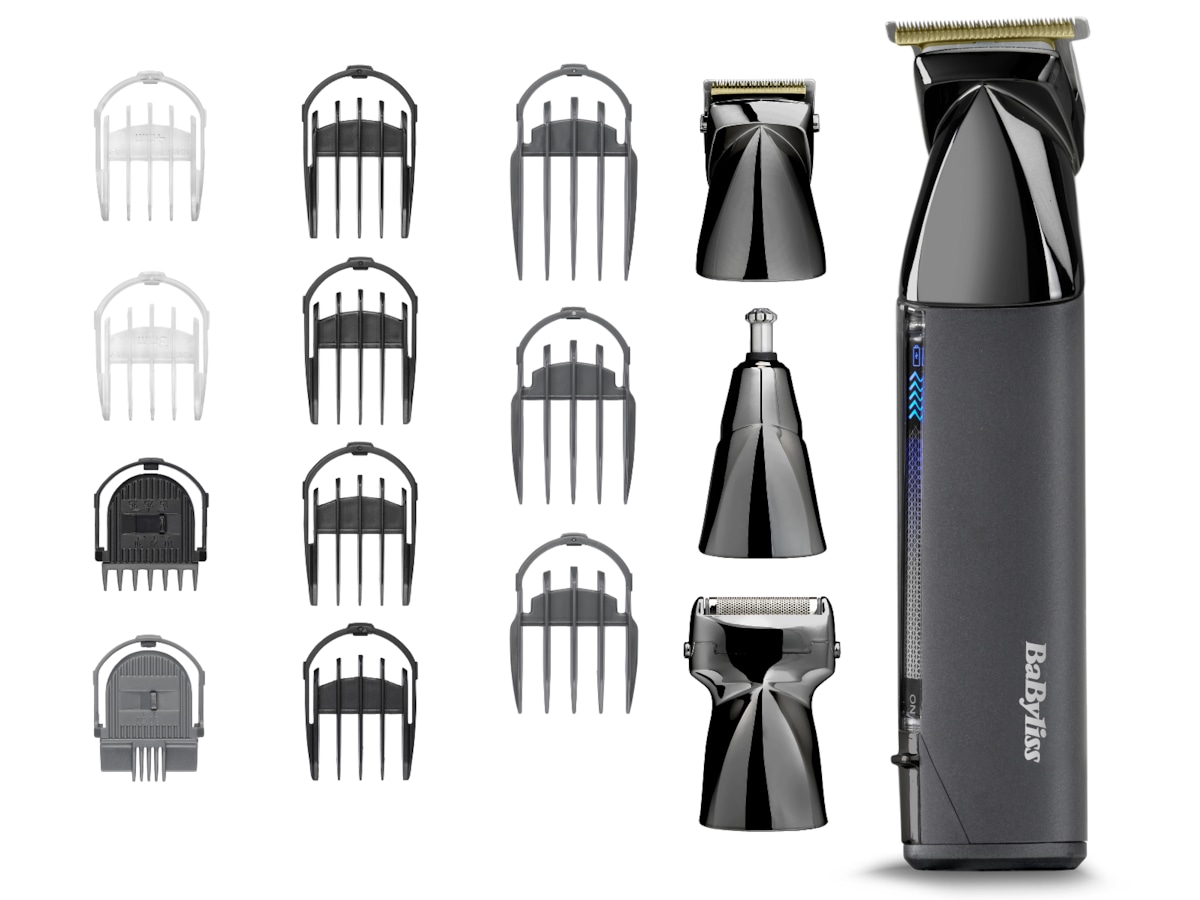 BaByliss Super X Metal 15-i-1 trådlös multitrimmer (svart) Hårtrimmer