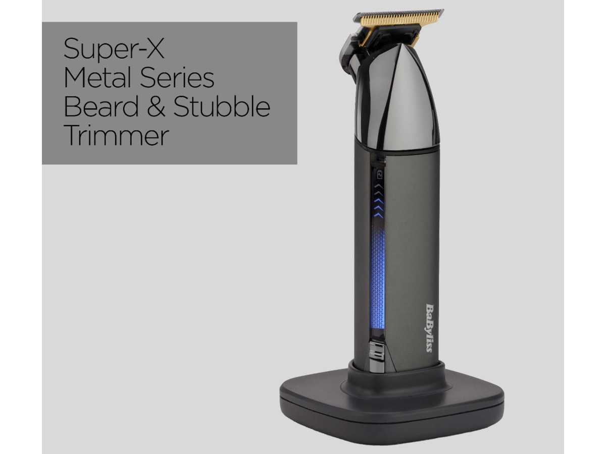 BaByliss Super X Metal Skäggtrimmer (svart) Rakapparat