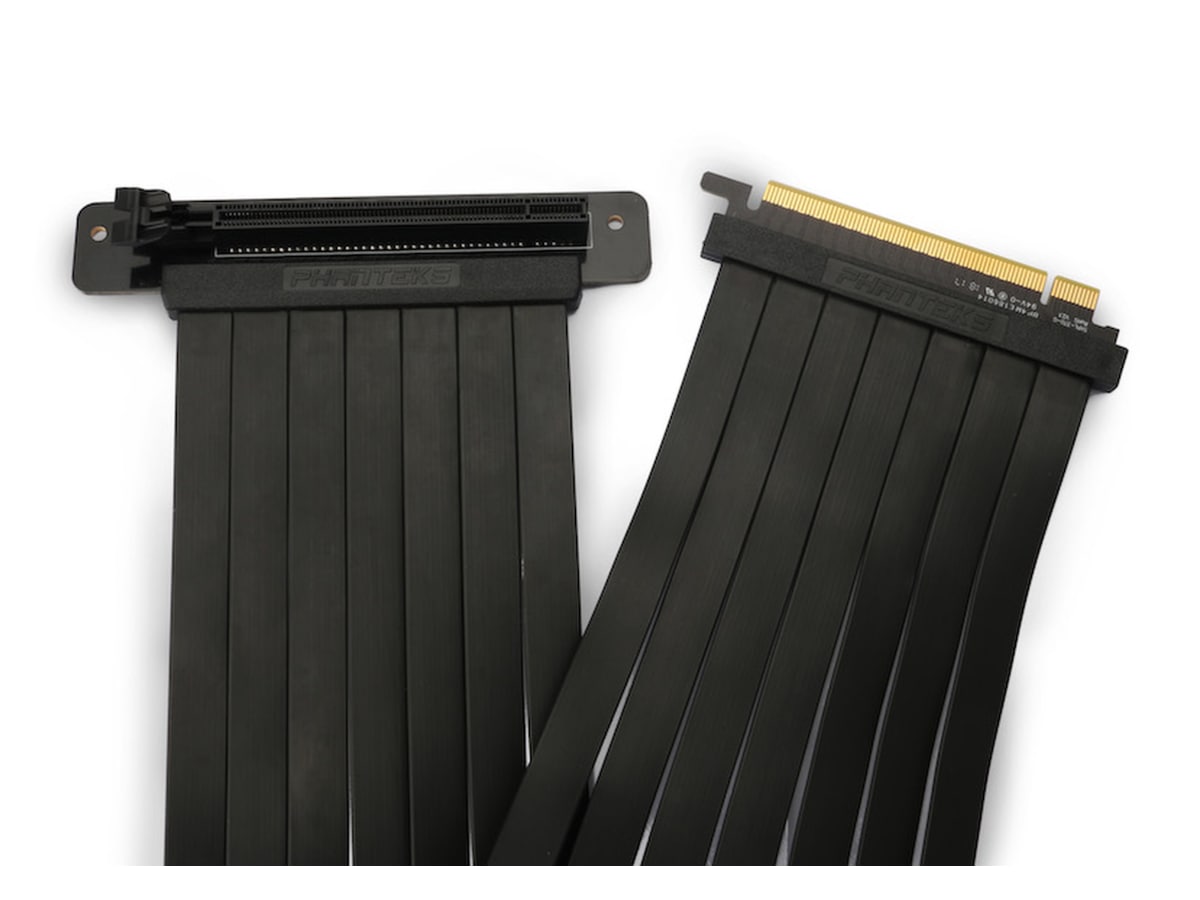 Phanteks Flatline Riser Cable 90° Adapter (svart) Tillbehör