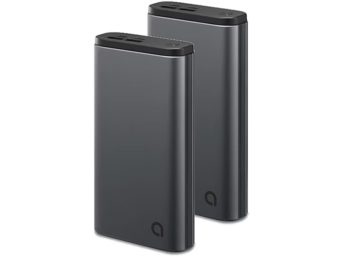 Andersson Powerbank 20.000 PD/QC 3.0 V2 2pk (space gray) Powerbank