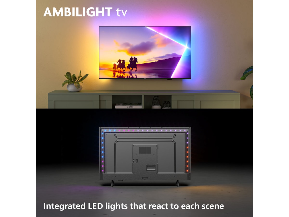Philips 65" PUS8550/12 QLED Smart Ambilight TV (2025) 60 - 69 tums TV