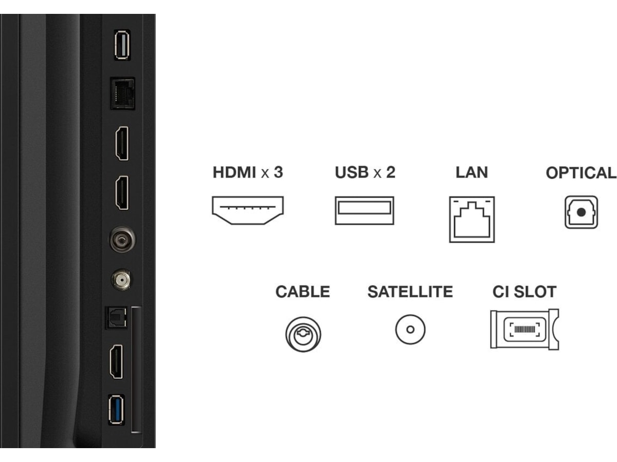 TCL 4K QLED Google TV 75T69C 70 - 79 tums TV