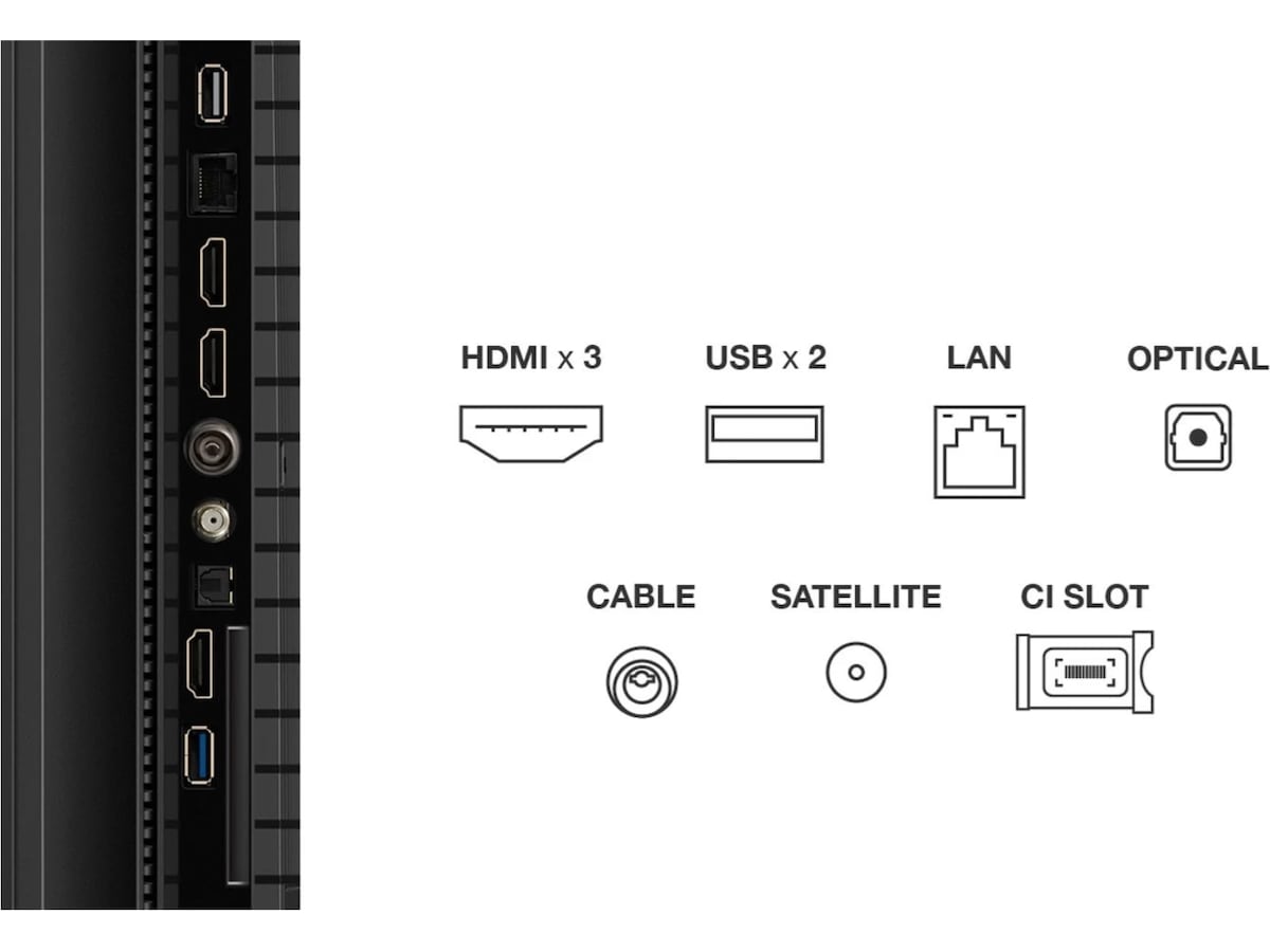 TCL 85" T69C 4K QLED Google TV Över 80 tums TV