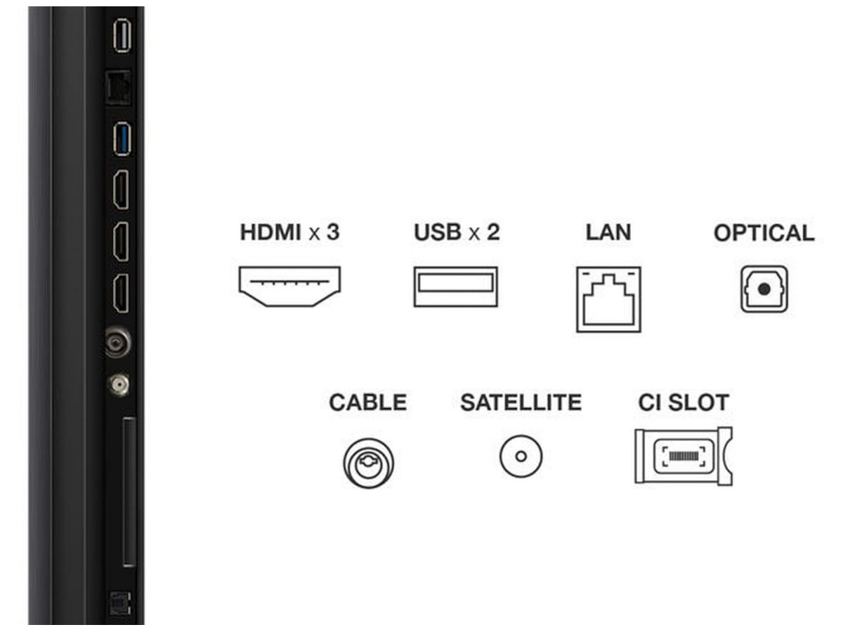 TCL 55" C69KS 4K QD-Mini LED Google TV 50 - 59 tums TV