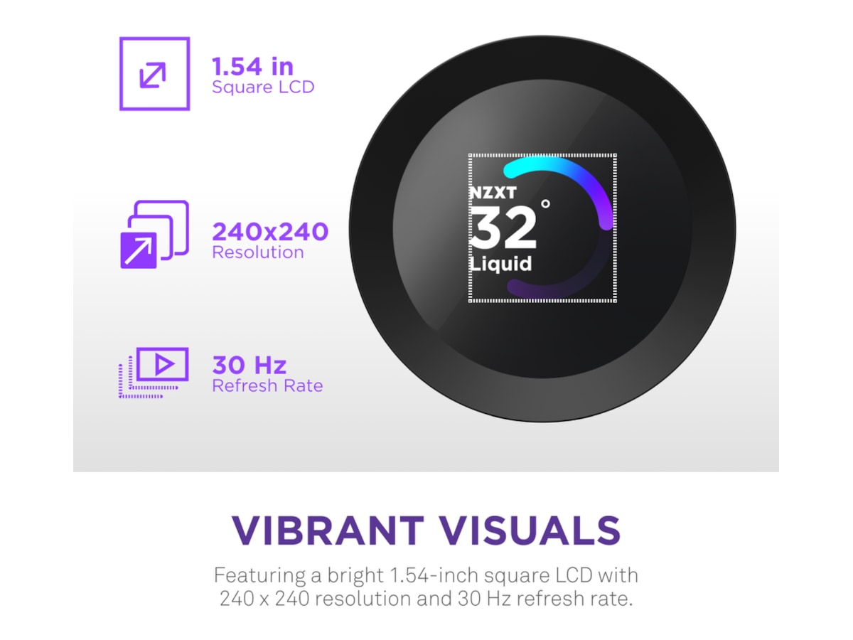NZXT Kraken Plus 360 RGB Kylare (svart) CPU - Vattenkylning