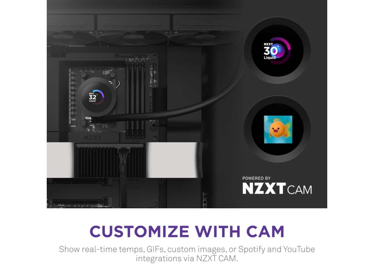 NZXT Kraken Plus 360 Kylare (svart) CPU - Vattenkylning