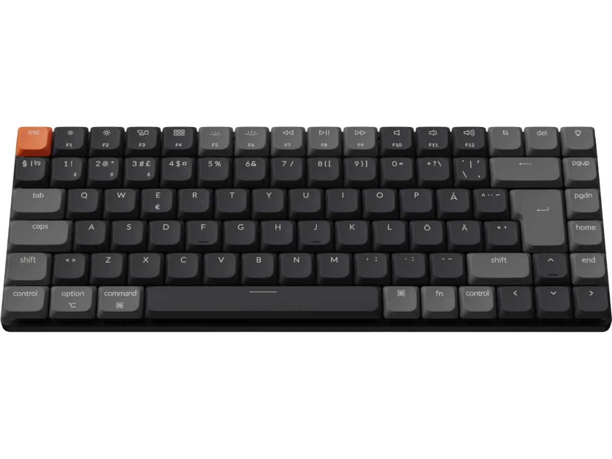 Keychron K3 V3 RGB Aluminium Hot Swap QMK Low Profile 2.0 Red trådlös tangentbord Gamingtangentbord