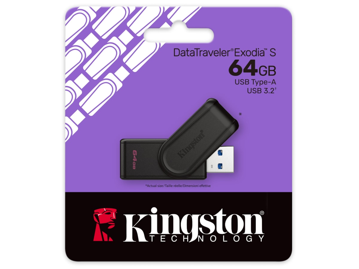 Kingston DataTraveler Exodia S USB Minnepenn 64GB USB-minnen