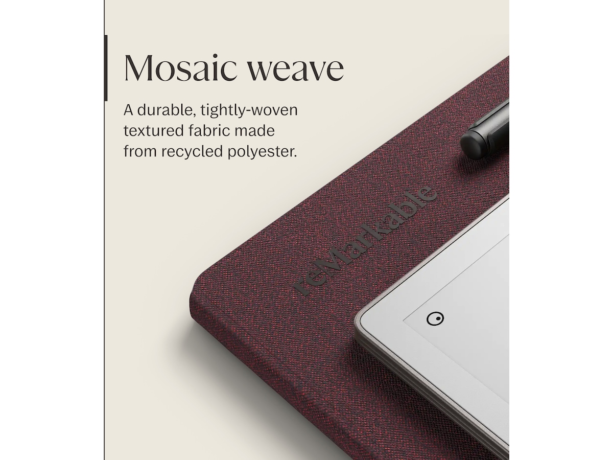 reMarkable Paper Pro Book Folio (burgundy) Tillbehör till digitala anteckningsblock