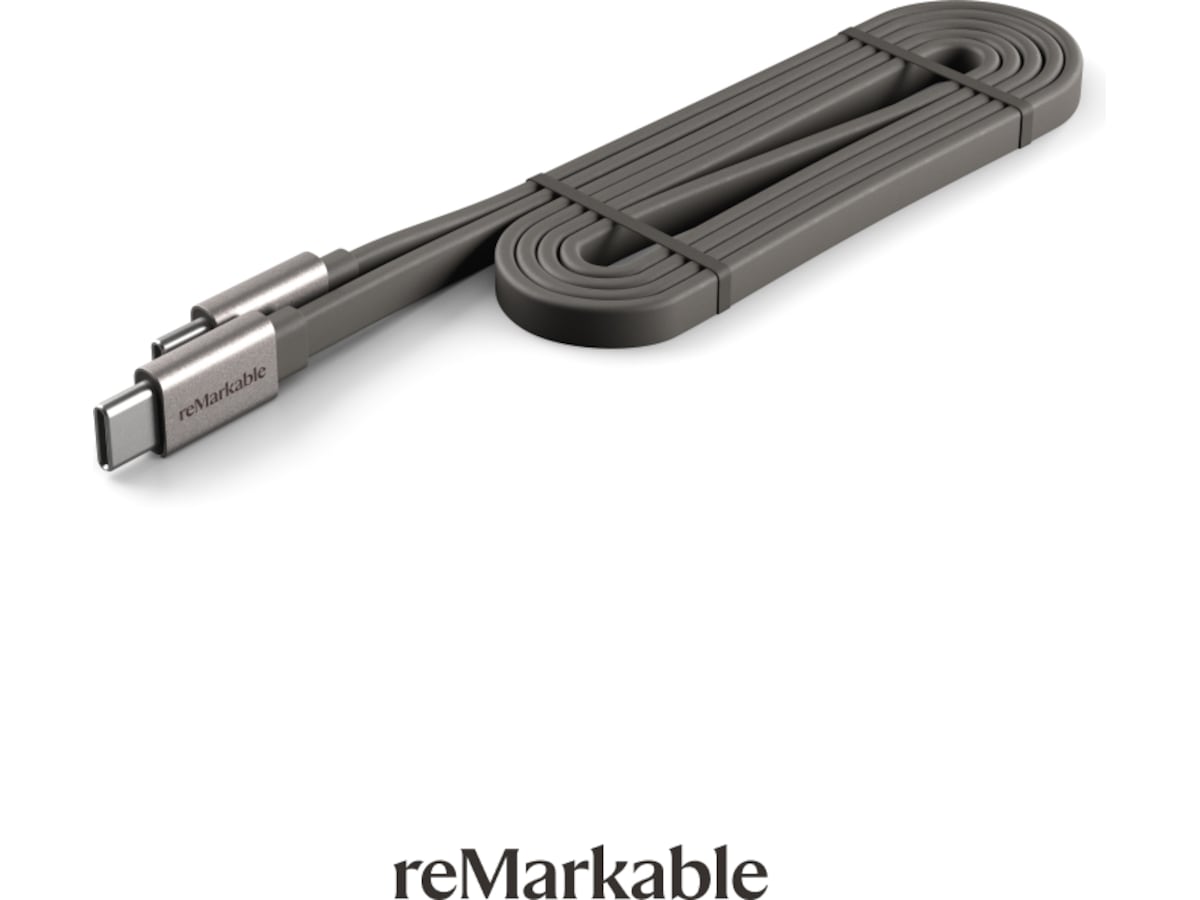 reMarkable Paper Pro USB-C kabel 1m (grå) Tillbehör till digitala anteckningsblock
