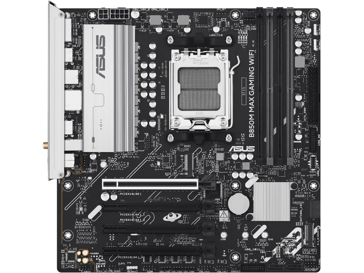 Asus B850M MAX GAMING WIFI Moderkort AMD Socket