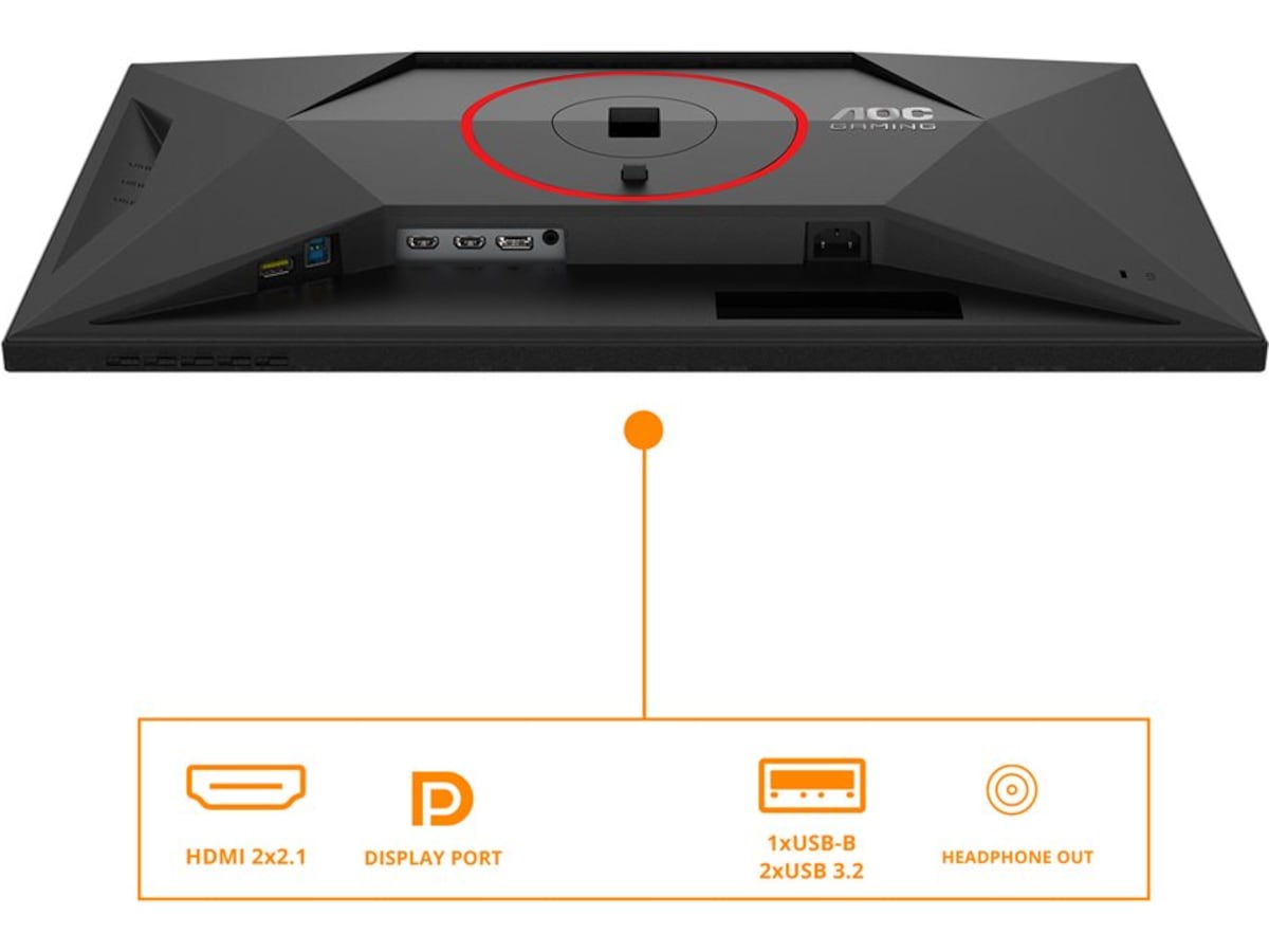 AOC 27" 4K gamingskärm U27G4R Gamingskärmar