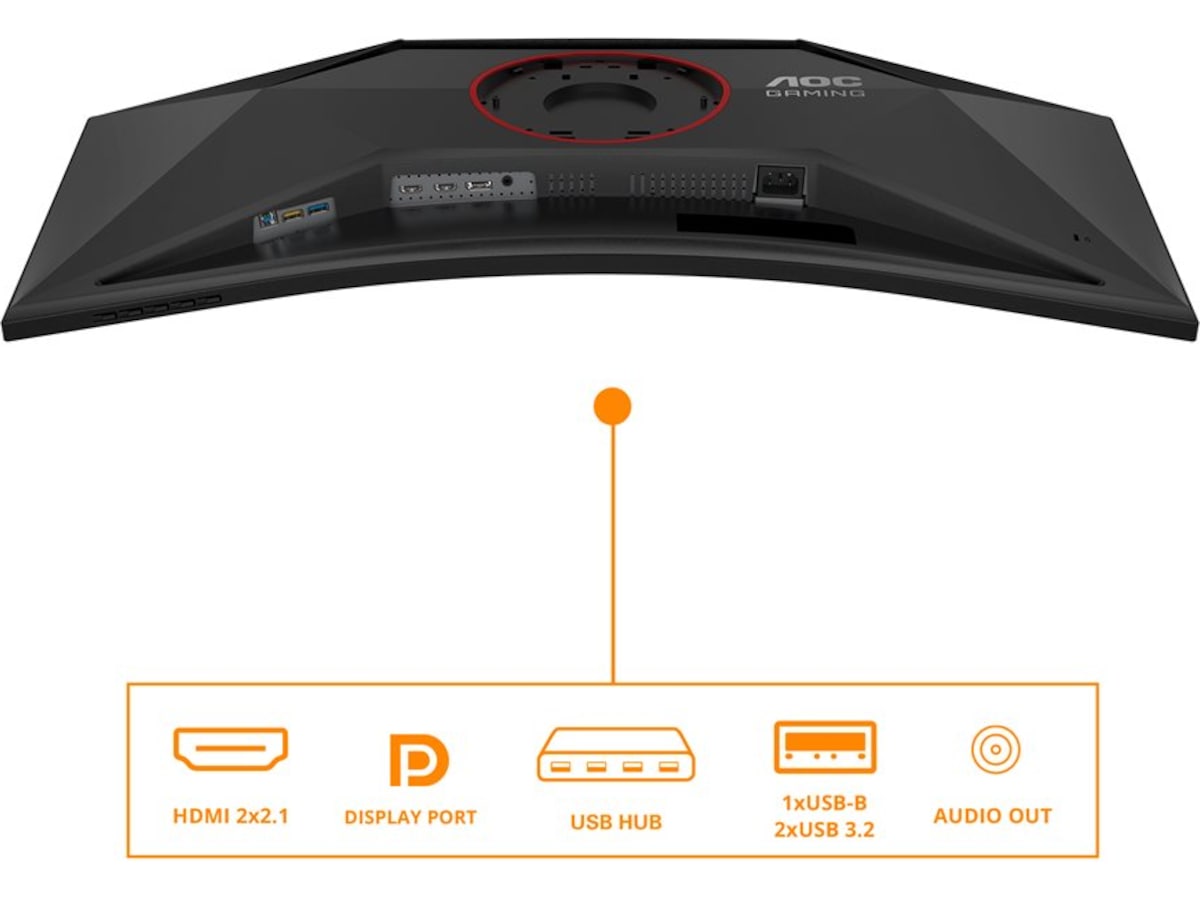 AOC 34" curved gamingskärm CU34G4Z Gamingskärmar
