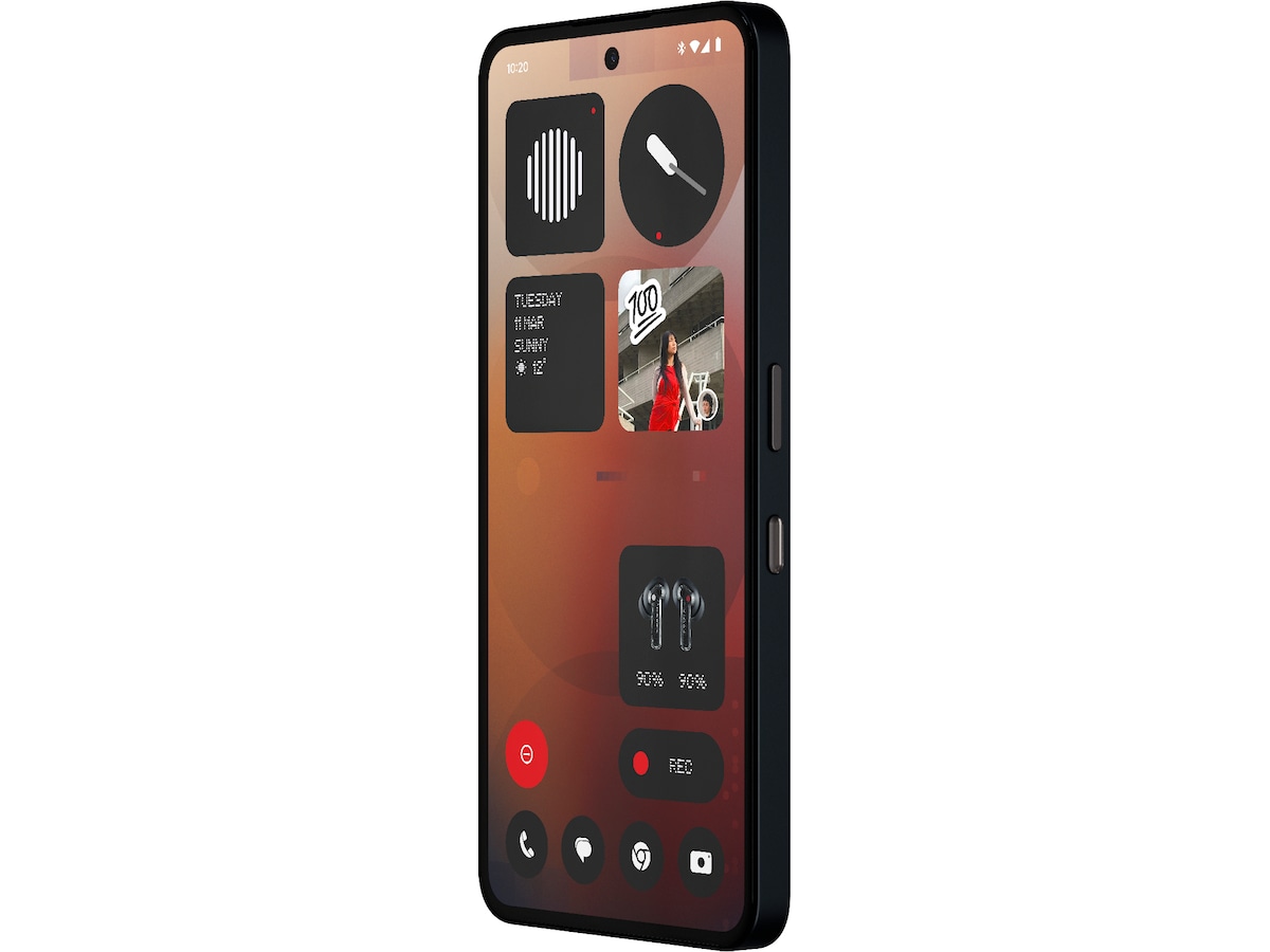 Nothing Phone (3a) 128GB (svart) Mobiltelefoner