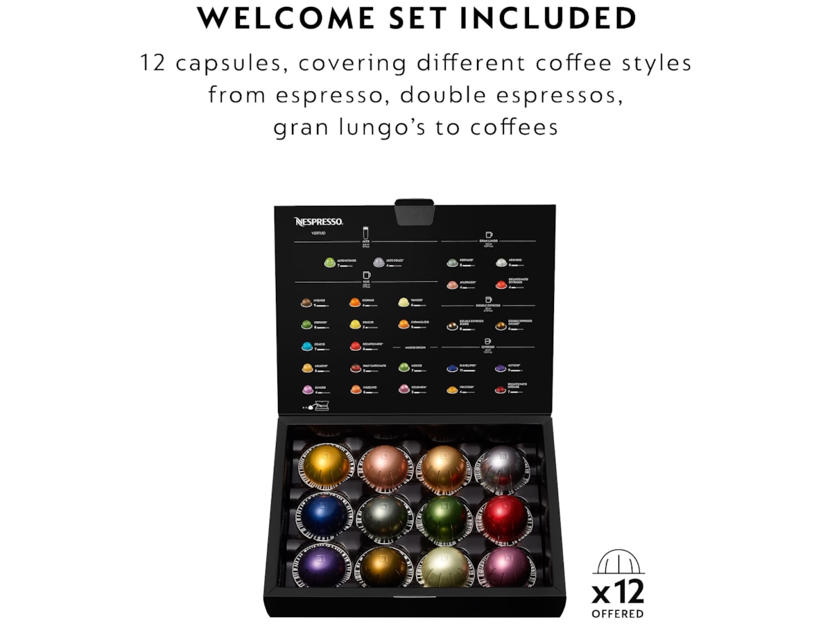 Nespresso Vertuo Next Kaffemaskin från DeLonghi ENV120BMAE (svart) Kapselmaskiner