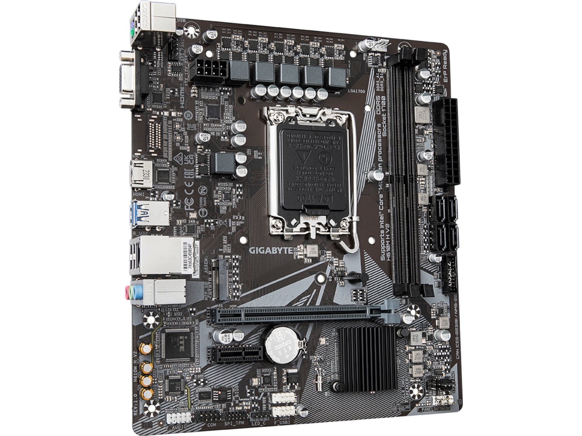 Gigabyte H610M H V2 Moderkort Intel Socket
