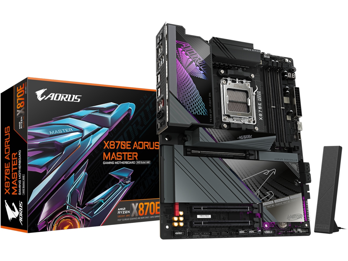 Gigabyte X870E AORUS MASTER Moderkort AMD Socket