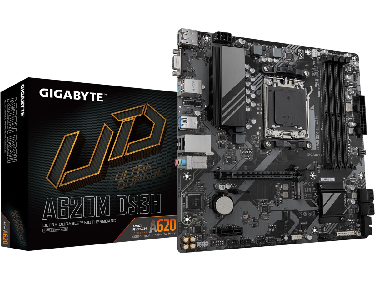 Gigabyte A620M DS3H Moderkort