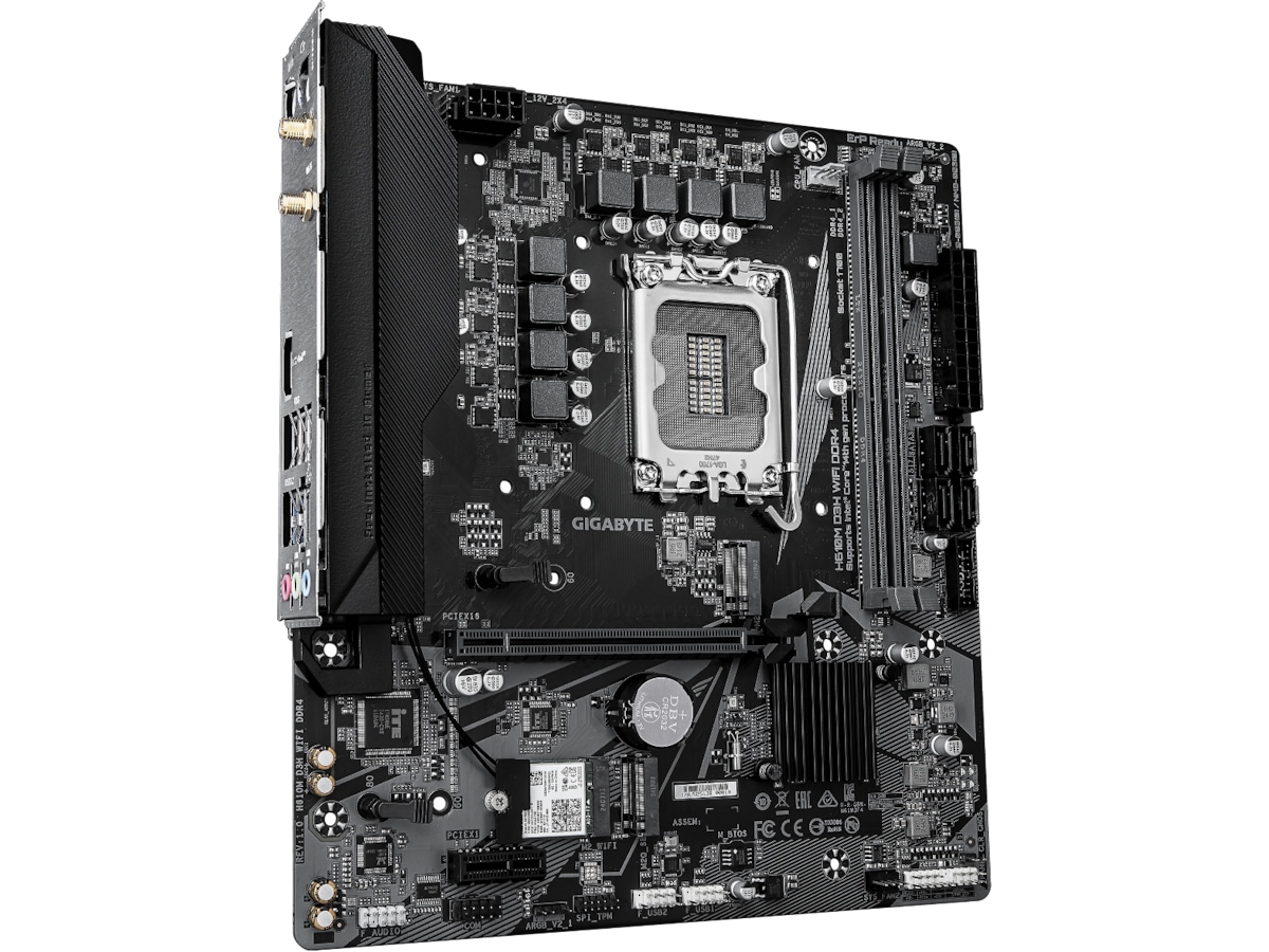 Gigabyte H610M D3H DDR4 WIFI Moderkort Intel Socket