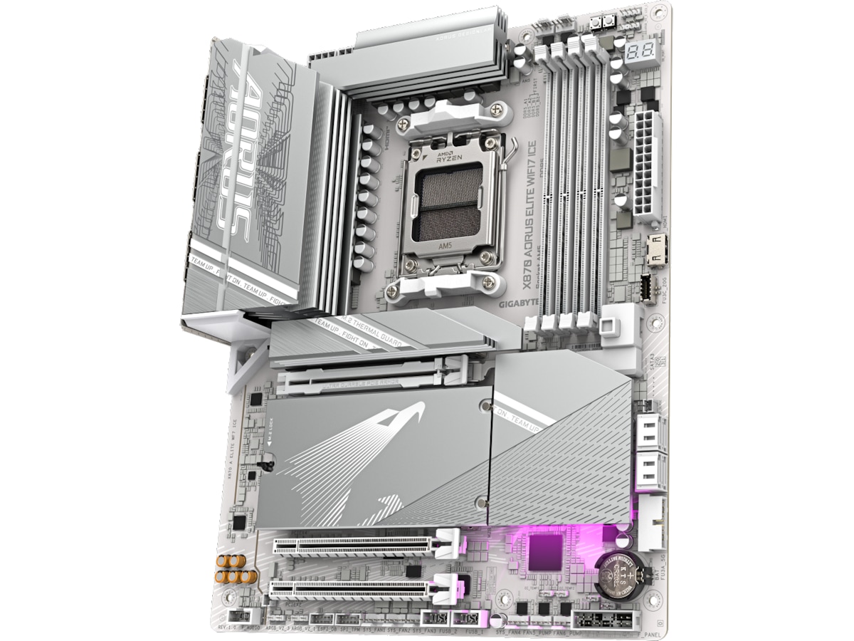 Gigabyte X870E AORUS ELITE WF7 ICE Moderkort AMD Socket