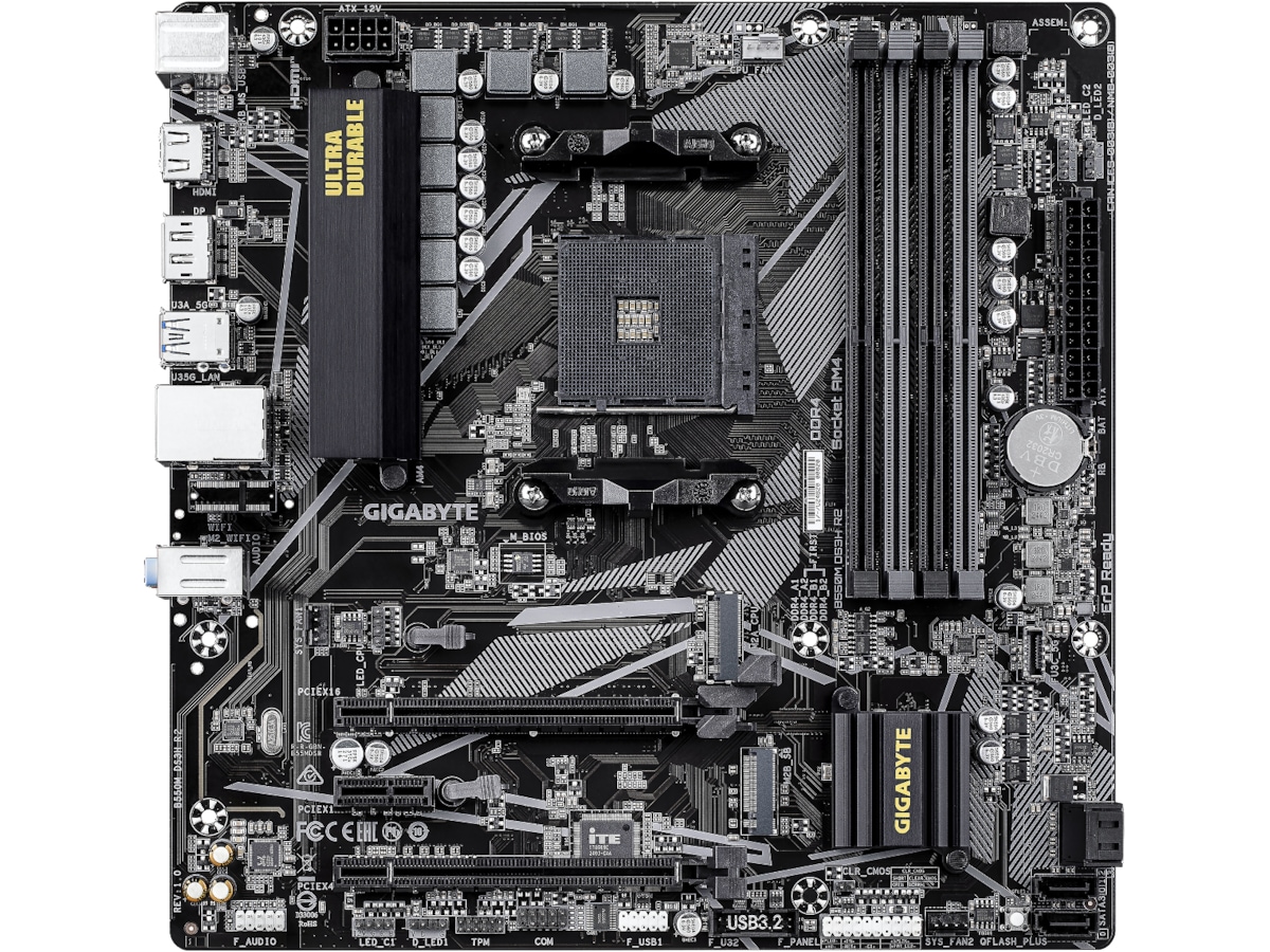 Gigabyte B550M DS3H R2 Moderkort AMD Socket