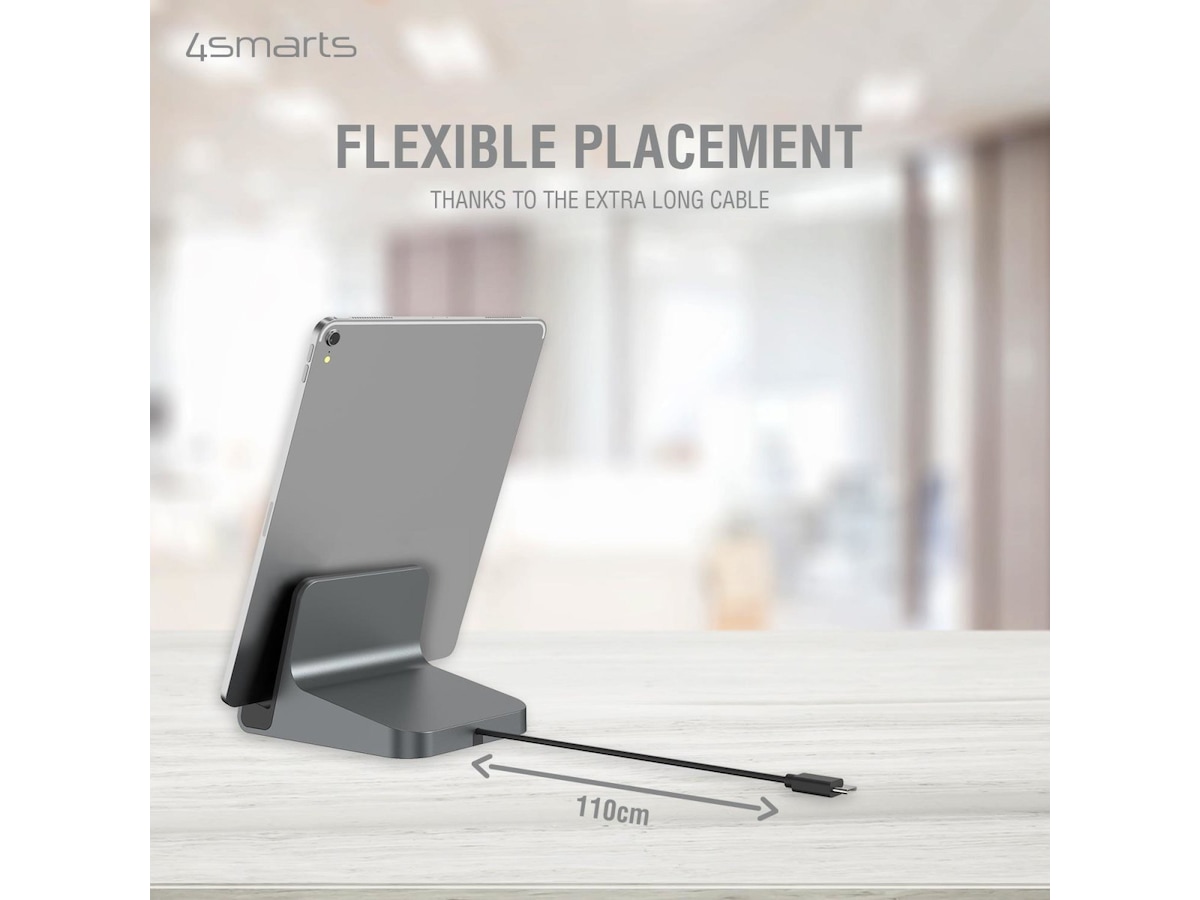 4smarts 60W USB-C laddningsstation (svart) Laddstation