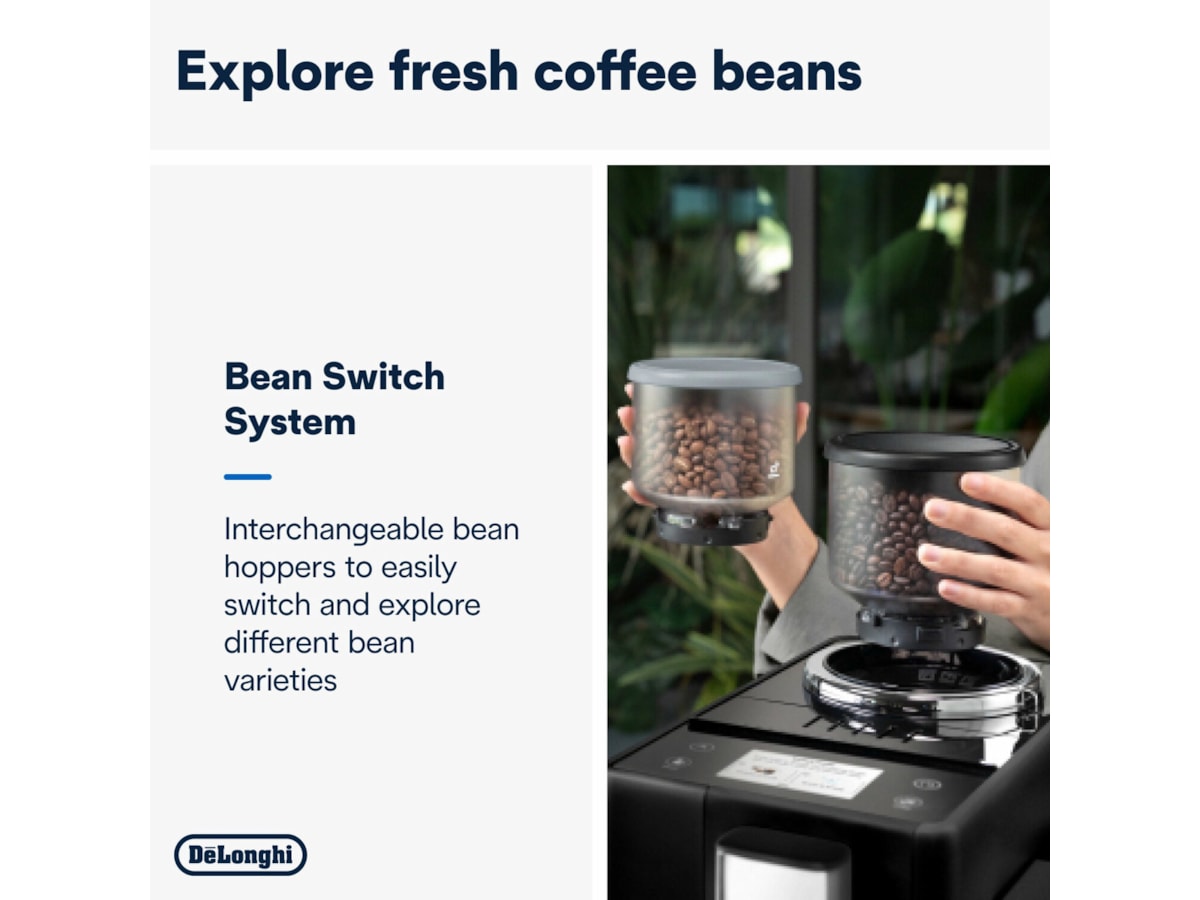 DeLonghi Rivelia EXAM440.35.B automatisk kaffemaskin Espressomaskiner