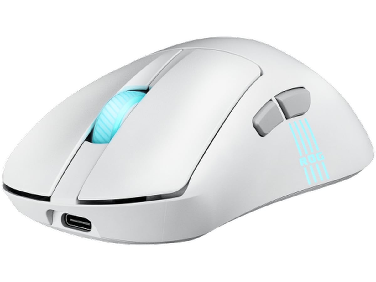 Asus ROG Keris II Origin Trådlös Gamingmus (vit) Gamingmus