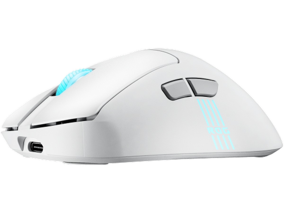 Asus ROG Keris II Origin Trådlös Gamingmus (vit) Gamingmus