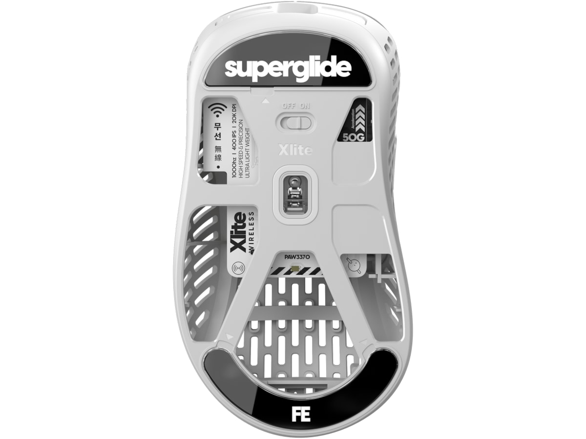 Pulsar Superglide Type-C Xlite Series (svart) Tillbehör till gaming tangentbord och mus
