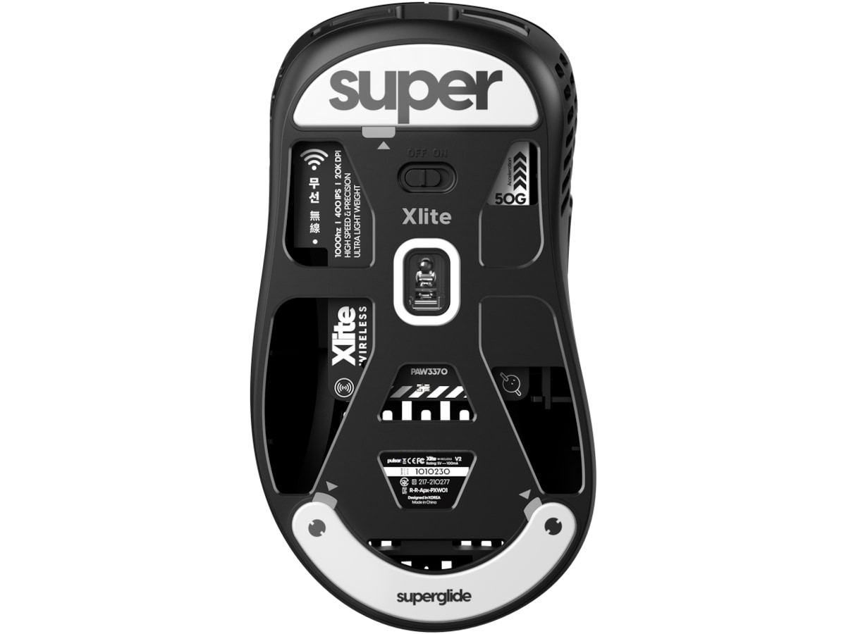 Pulsar Superglide Type-C Xlite Series (vit) Tillbehör till gaming tangentbord och mus