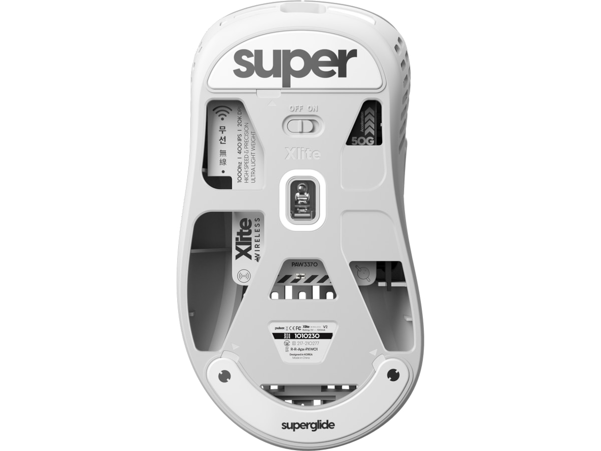 Pulsar Superglide Type-C Xlite Series (vit) Tillbehör till gaming tangentbord och mus