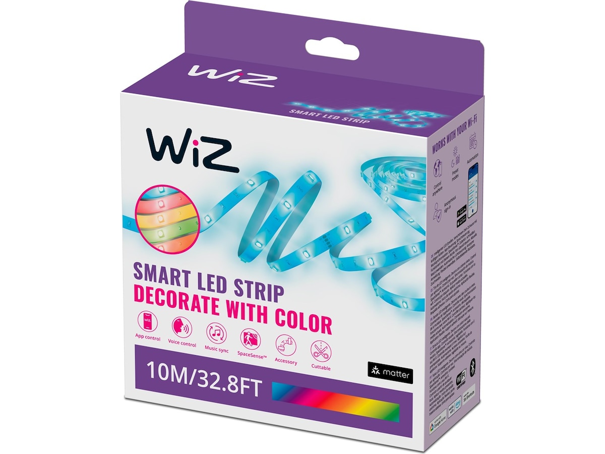 WiZ RGB LED-remsa 10m Led strips & underhållning